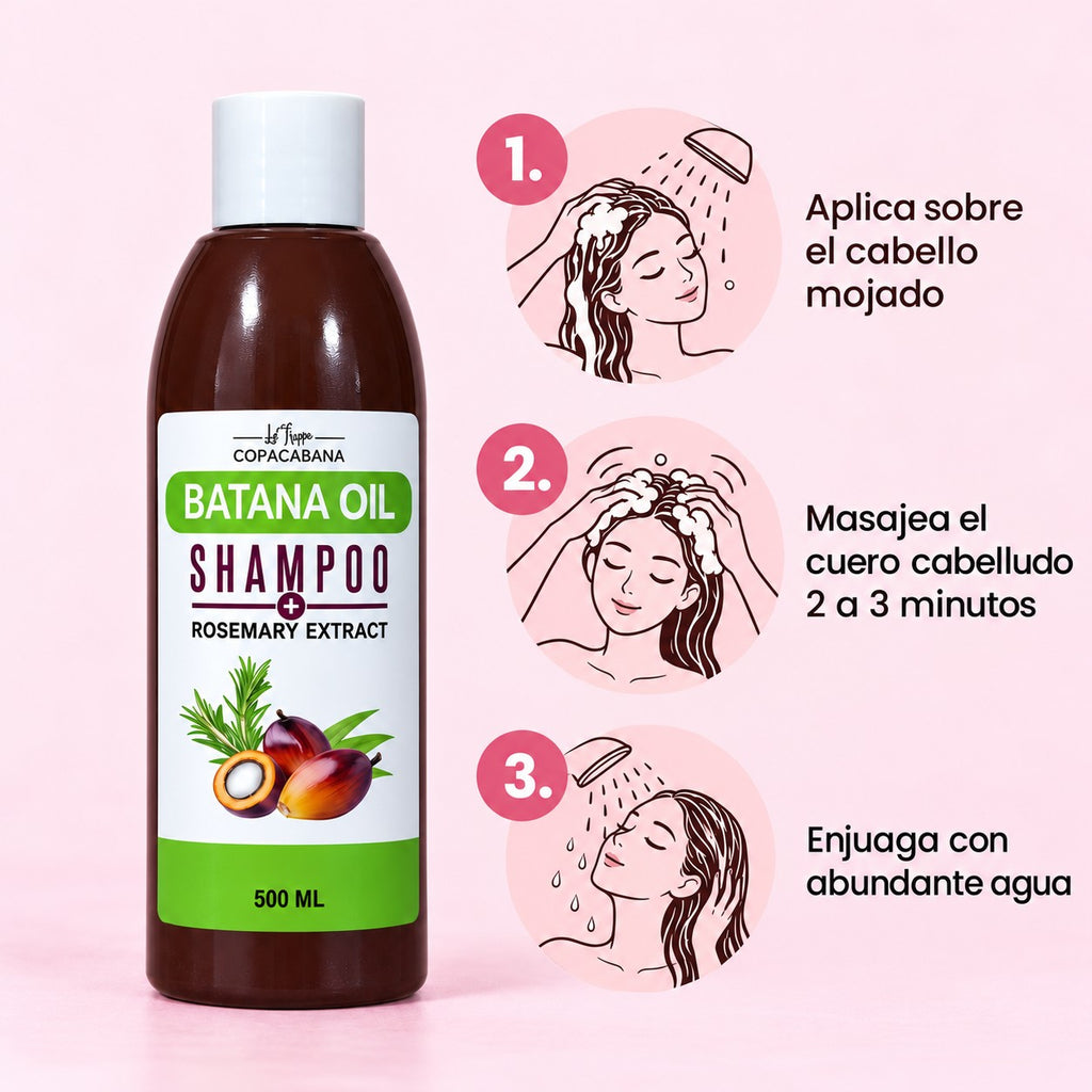 Pack 2 Champú de Batana y Romero – Fortalece tu Cabello