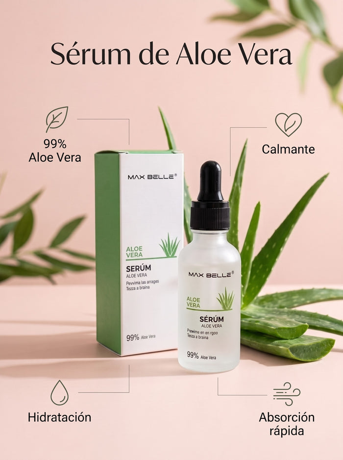 Sérum de Aloe Vera 99% – Hidratante y Antiarrugas