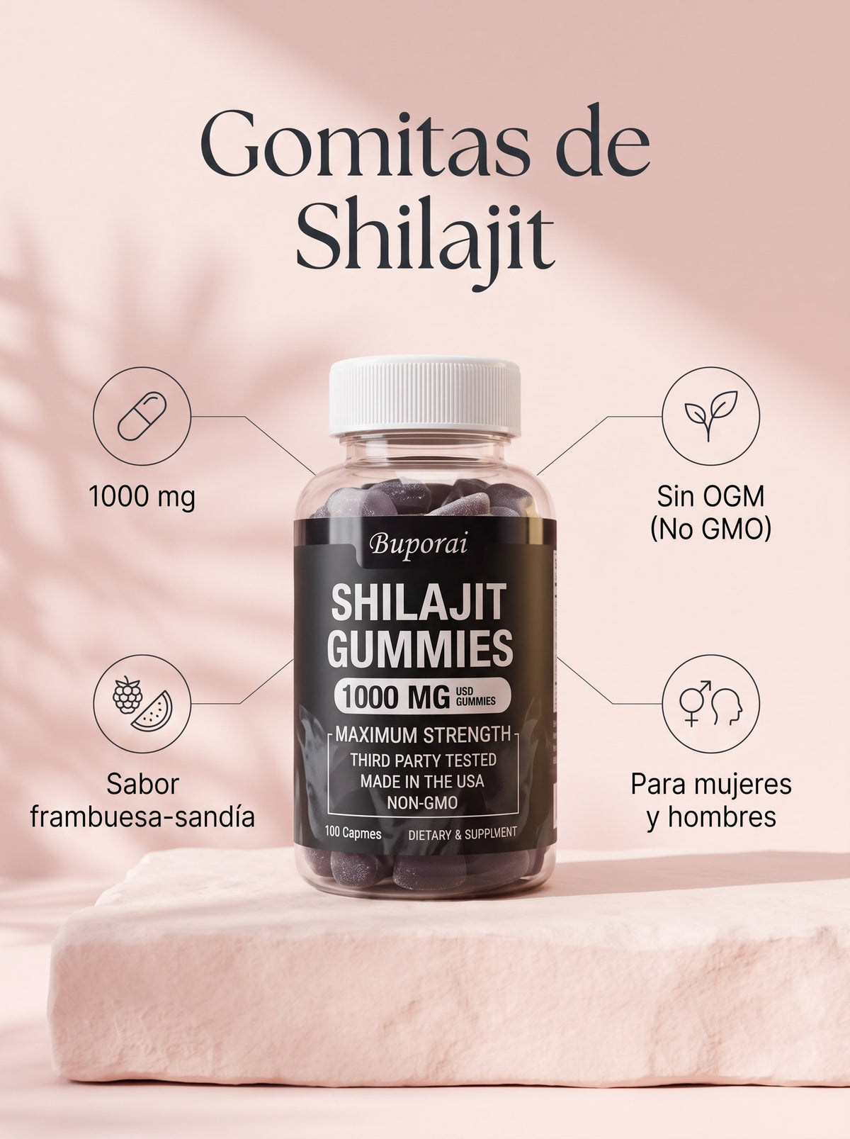 Gomitas de Shilajit