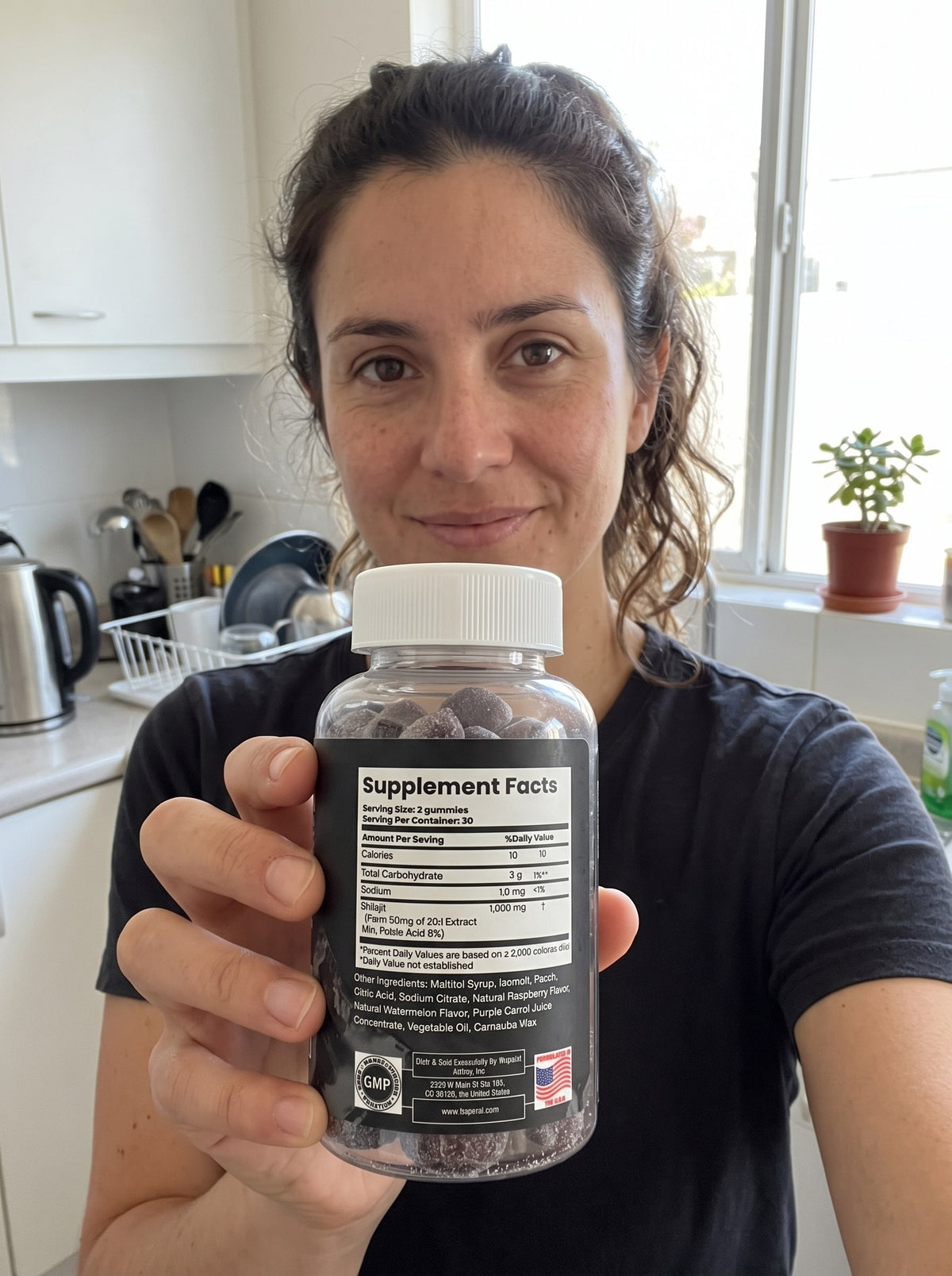 Shilajit gomitas en uso